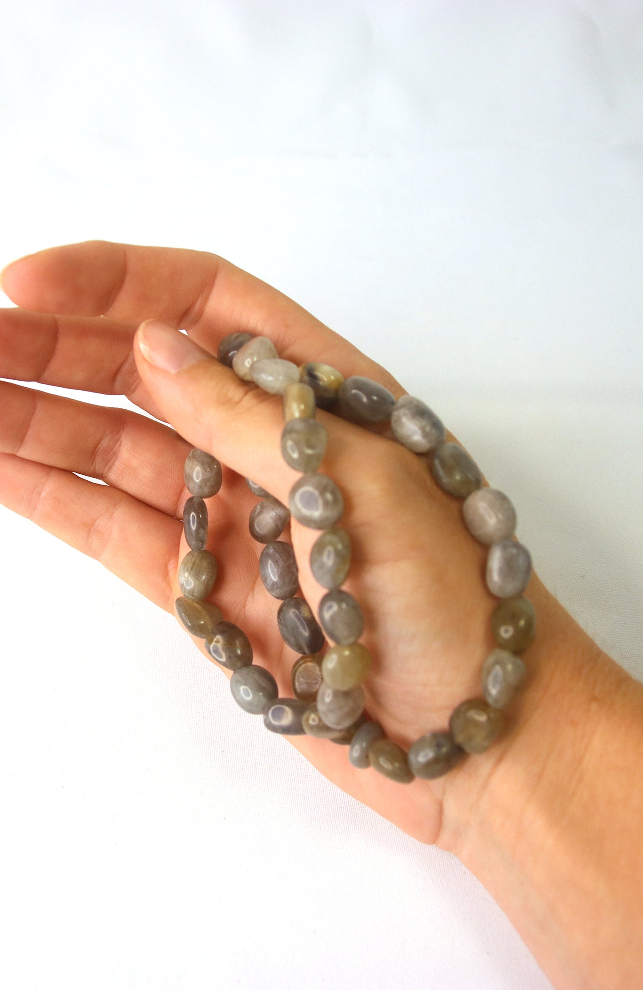 Labradorite 8-10mm Nugget Bracelet for wrists up to 20cm